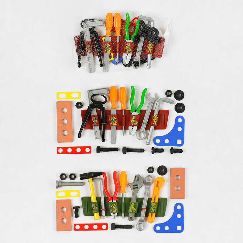 Набір інструментів 99310-3 (288/2) 2 види, 13 елементів, пояс, тренувальні бруски, у сітці Набір інструментів 99310-3 (288/2) 2 види, 13 елементів, пояс, тренувальні бруски, у сітці