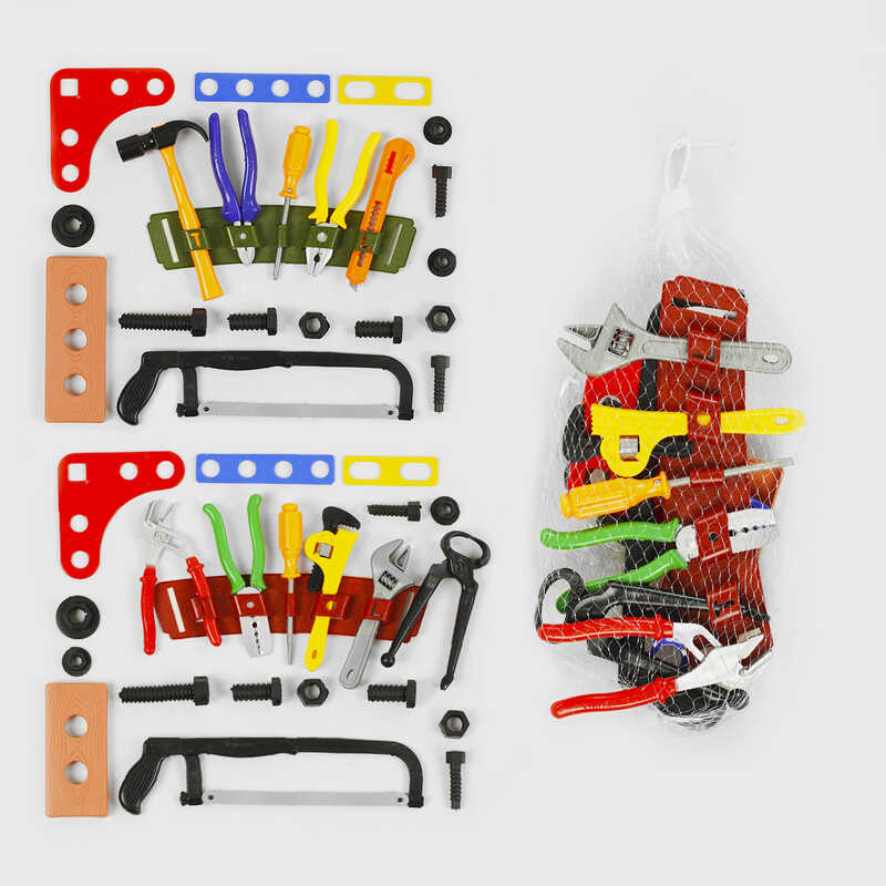 Набір інструментів 99510-3 (288/2) 2 види, 12 елементів, пояс, тренувальні бруски, у сітці Набір інструментів 99510-3 (288/2) 2 види, 12 елементів, пояс, тренувальні бруски, у сітці