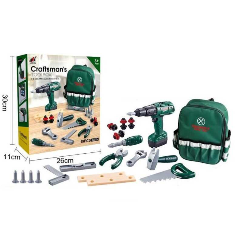 Набір інструментів G 232 (20/2) рюкзак, шуруповерт, в коробці