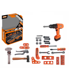 Набір інструментів KY 1068-105 D (24/2) автоматичний дриль, знімні насадки, захисні окуляри, інструменти, в коробці