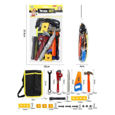 Набір інструментів NH 384-1 (120/2) сумка, розвідний ключ, гайковий ключ, ніж, пила, молоток, ліхтарик, планки з отворами, болти й гайки, в пакеті