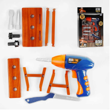 Набір інстументів A 520-13 A (72/2) дриль з заводним механізмом,  з у коробці