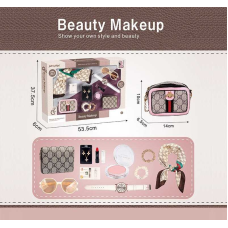 Набір аксесуарів S 4 (24) сумочка, хустинка, окуляри, годинник, гаманець, пробник парфумів, помада, сережки, підвіска на шию, в коробці