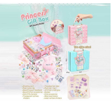 Набір аксесуарів ZD 110 (24/2) 2 види, конверт, наліпки, обруч, шпильки, в боксі