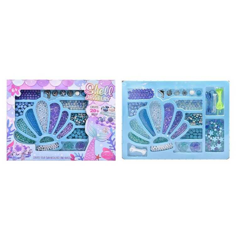 Набір бісеру 11547 (60/2) намистини, шнурки,  в коробці