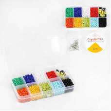 Набір бісеру 1194-4 (200/2) намистини, ліска, фурнітура, в боксі