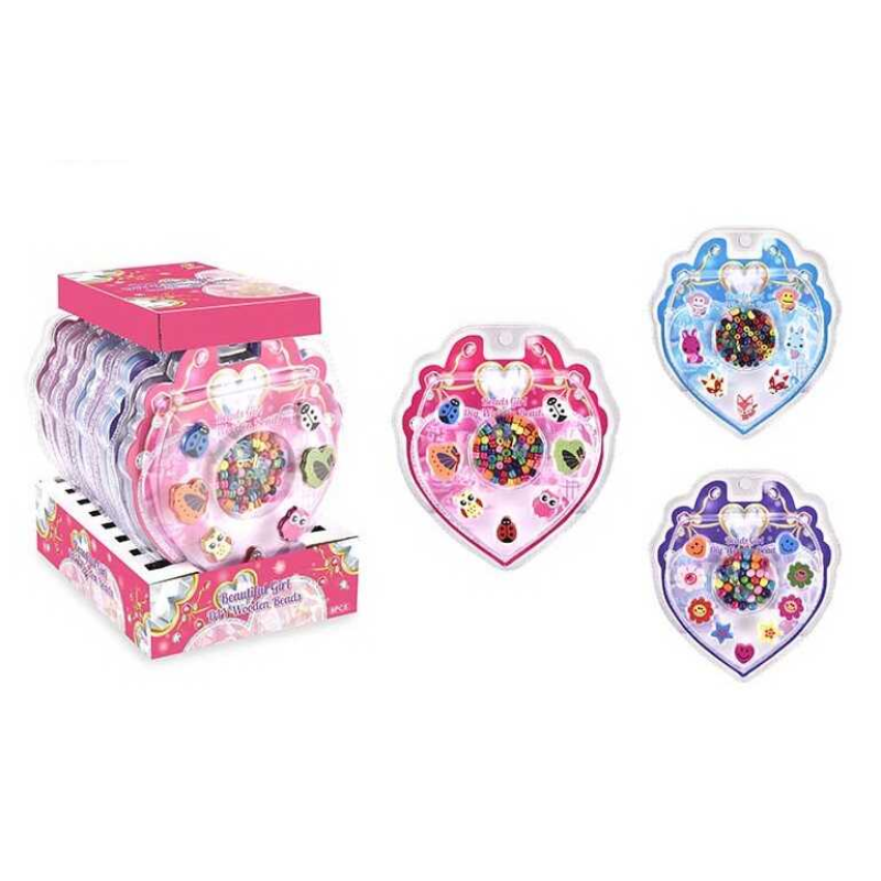 Набір бісеру 338-1029 (32/2) ЦІНА ЗА 8 ШТУК У БЛОЦІ, дерев“яний