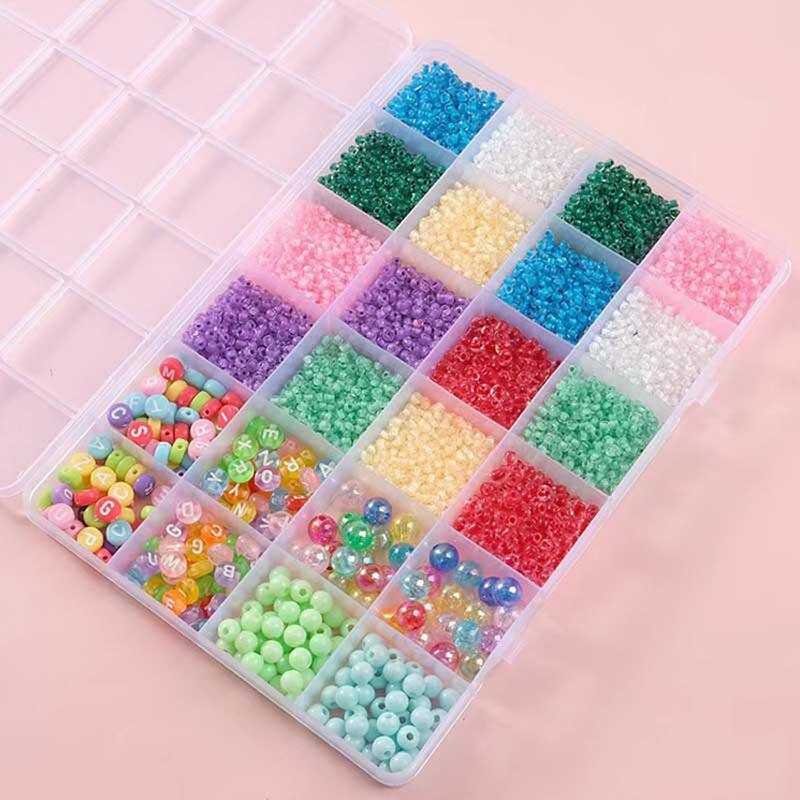 Набір бісеру 610-34 G (120) ножиці, ліска, у боксі