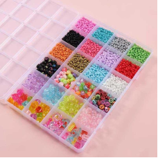 Набір бісеру 610-34 J (120) ножиці, ліска, у боксі