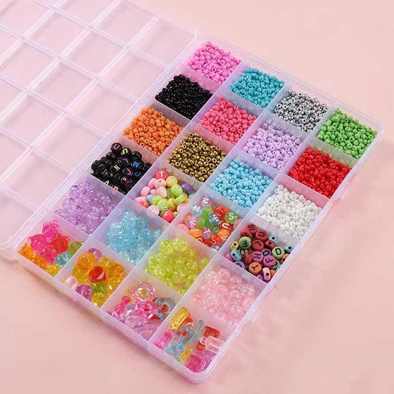 Набір бісеру 610-34 J (120) ножиці, ліска, у боксі