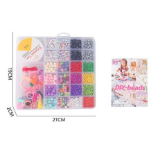 Набір бісеру H 26-12 (120/2) ліска, прикраси, ножиці, в боксі