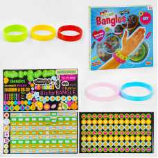 Набір браслетів 3038-4 A (144/2) “Bangles“, 5 браслетов, наліпки, в коробці