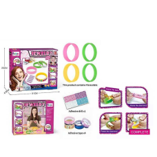 Набір браслетів 893-1 (60/2) 4 основи, клейкі стрічки, стрази, в коробці