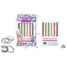 Набір браслетів МВК 361 (120/2) 8 браслетів, 6 кольорів ниток, заглушки, в коробці