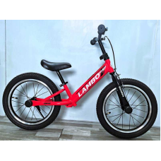 Велобіг “CORSO LAMBO“ LB-16745 (1) сталева рама, ручне гальмо, колеса надувні резинові 16’’, алюмінієві обода, підніжка, дзвоник