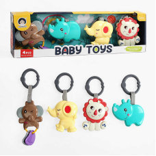 Набір брязкалець 977-2 (60/2) 4 штуки, в коробці