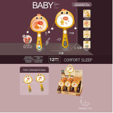 Набір брязкалець HY 625 (16/2) “Курчатко”, колотушка, підсвічування, звук, мелодія, прорізувач, ЦІНА ЗА 12 ШТУК В БЛОЦІ