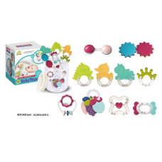 Набір брязкалець SL 84826 (36/2) 10 брязкалець, прорізувачі, бокс для зберігання, в коробці