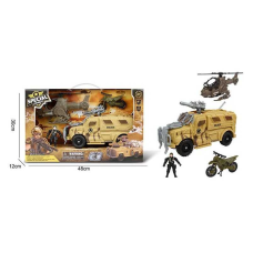 Набір військової техніки G 3109-23 (12) 3 види техніки, фігурка солдата, в коробці