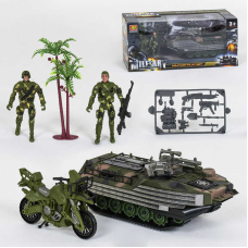 Набір військової техніки HW-S 3507 (24) танк інерційний, в коробці