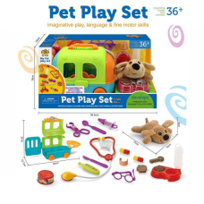 Набір ветеринара KJ 15 A-4 (24) м“яка іграшка, переноска, аксесуари, в коробці