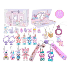 Набір героїв GL 60 (36) адвент-календар, 24 комірки, фігурки героїв, аксесуари, брелоки, в коробці