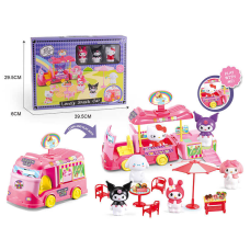 Набір героїв KLM 113 (36/2) герої, пальчиковий театр, автобус, аксесуари, наліпки, в коробці