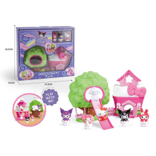 Набір героїв KLM 115 (18/2) герої, фігурки, дерево, будинок, гірка, аксесуари, двері та вікна відчиняються, пальчиковий театр, фігурки, в коробці