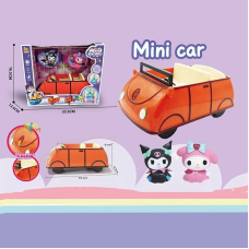 Набір героїв YQ 500 (48/2) 2 фігурки героїв, машинка, на батарейках, музика, в коробці