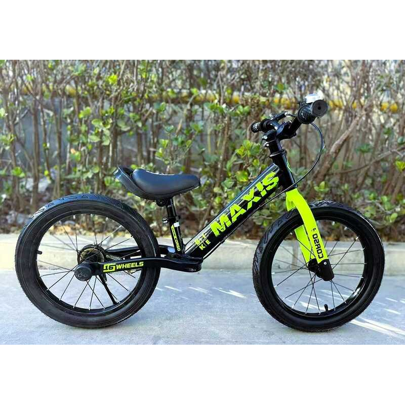 Велобіг “CORSO MAXIS“ MX-71065 (1) сталева рама, ручне заднє гальмо, колеса надувні резинові 16’’, підніжка, дзвоник