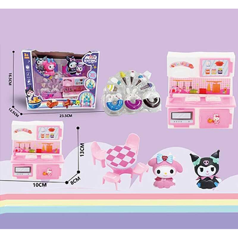 Набір героїв YQ 511 (48/2) 2 фігурки героїв, кухня, стіл та стільці, аксесуари, в коробці Набір героїв YQ 511 (48/2) 2 фігурки героїв, кухня, стіл та стільці, аксесуари, в коробці