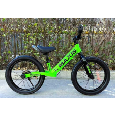 Велобіг “CORSO MAXIS“ MX-80144 (1) сталева рама, ручне заднє гальмо, колеса надувні резинові 16’’, підніжка, дзвоник