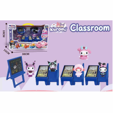 Набір героїв YQ 8112 (36/2) “Школа“, 5 фігурок, дошка, 3 стільчики, 3 парти, в коробці