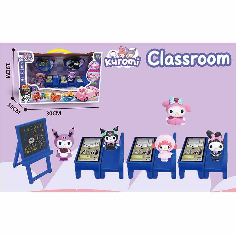 Набір героїв YQ 8112 (36/2) “Школа“, 5 фігурок, дошка, 3 стільчики, 3 парти, в коробці