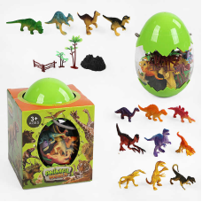 Набір динозаврів 000-043 D (36/2) дерева, гора, паркан, у боксі, в коробці