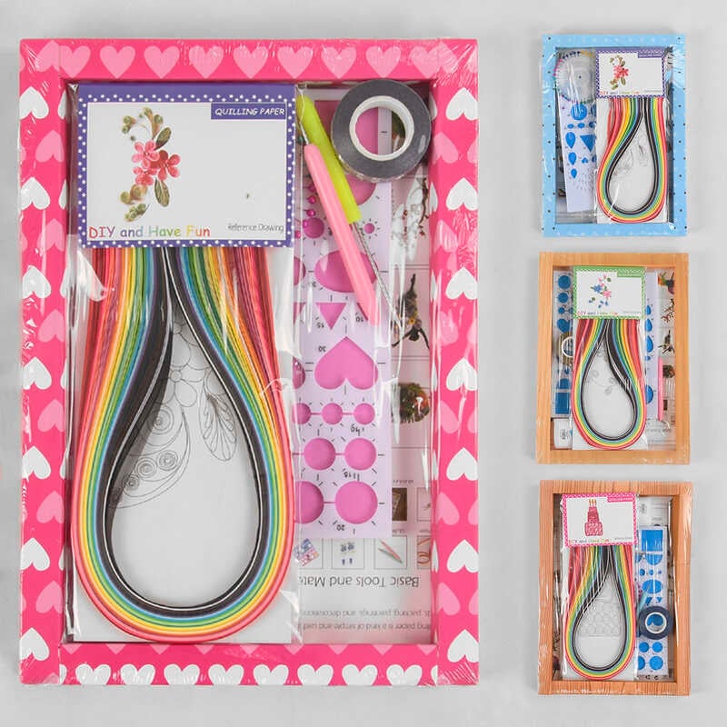 Набір для квілінгу С 37116 (96) 4 види, в коробці, ВИДАЄТЬСЯ ТІЛЬКИ МІКС ВИДІВ Набір для квілінгу С 37116 (96) 4 види, в коробці, ВИДАЄТЬСЯ ТІЛЬКИ МІКС ВИДІВ