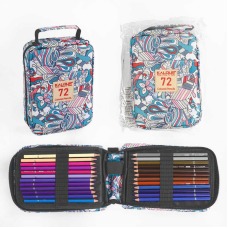 Набір для малювання C 66713 (20) 72 елементи, олівці, стругачка, сумка, в пакеті