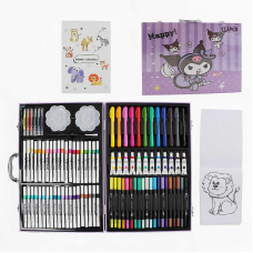 Набір для малювання M 50578 (10) 113 художніх елементів, фломастери, маркери, палітри, у валізі