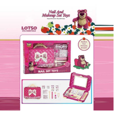 Набір для манікюру D 8965-2 (48) сумочка, лак для нігтів, пилочка, накладні нігті, наліпки, в коробці