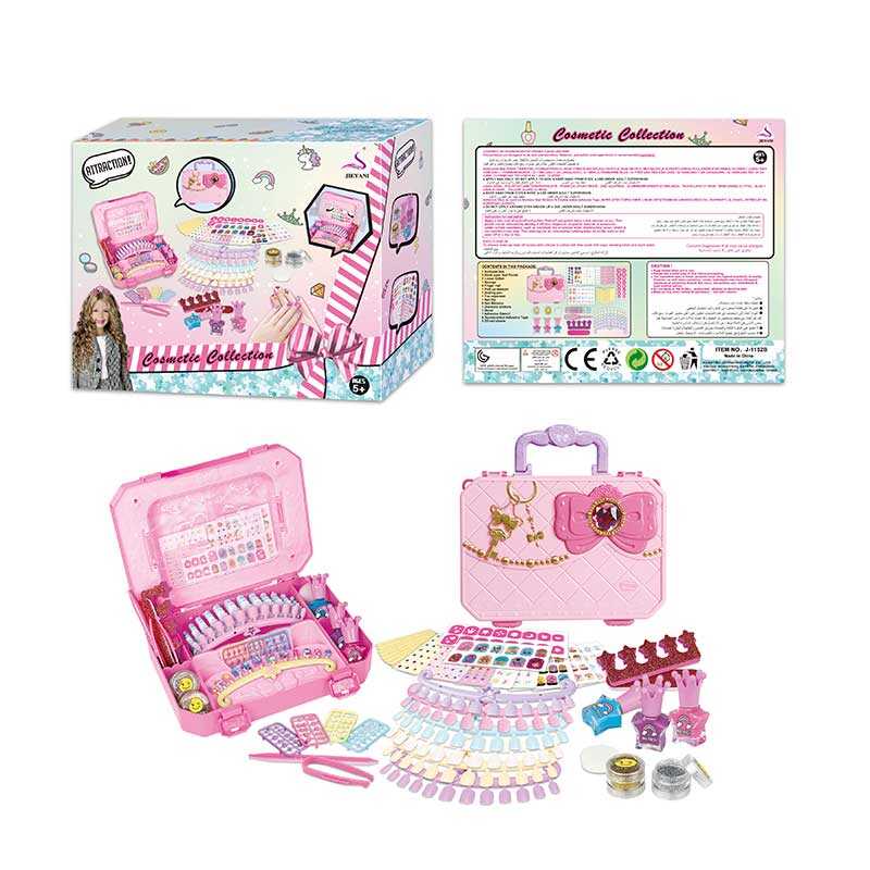 Набір для манікюру J 1152 B (24) наліпки, блискітки, аксесуари, пінцет, спонж, розділювач для пальців, в коробці Набір для манікюру J 1152 B (24) наліпки, блискітки, аксесуари, пінцет, спонж, розділювач для пальців, в коробці