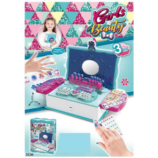 Набір для манікюру KL 7523 A (48/2) накладні нігті, наліпки, 2 маркери “пиши-витирай”, аксесуари, в коробці