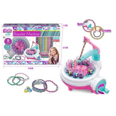 Набір для плетіння MBK 360 (8) “Bracelet Machine”, механічна машинка для плетіння браслетів, 54 котушки ниток, застібки, в коробці