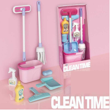 Набір для прибирання 137-5 (30) швабра, відро, совок, аксесуари для прибирання, в коробці