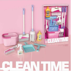 Набір для прибирання 137-6 (24) швабра, щітки, відро, совок, аксесуари для прибирання, в коробці