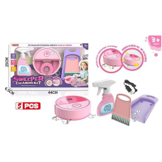 Набір для прибирання 388-8 (36) автоматичний пилосос, працює від мережі, USB-зарядка, розпилювач, совок, щітка,  в коробці