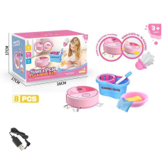 Набір для прибирання 398-7 (24) 10 предметів, пилосос працює від акумулятора 3.7 V, USB-зарядка, швабра, тазик, в коробці