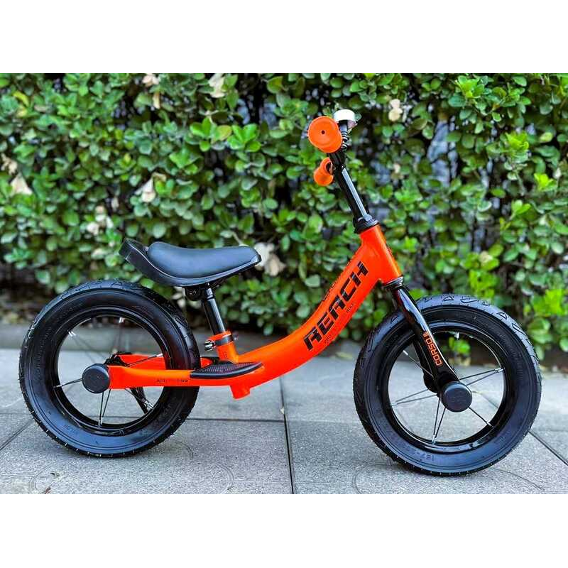 Велобіг “CORSO Reach“ RC-6380-94 (1) сталева рама, колесо 12“, надувні колеса, підніжка, підставка для ніг, дзвіночок