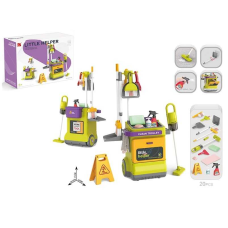 Набір для прибирання 667-64 (12) 20 елементів, пилосос на батарейках, пульверизатор, щітка, швабра, в коробці