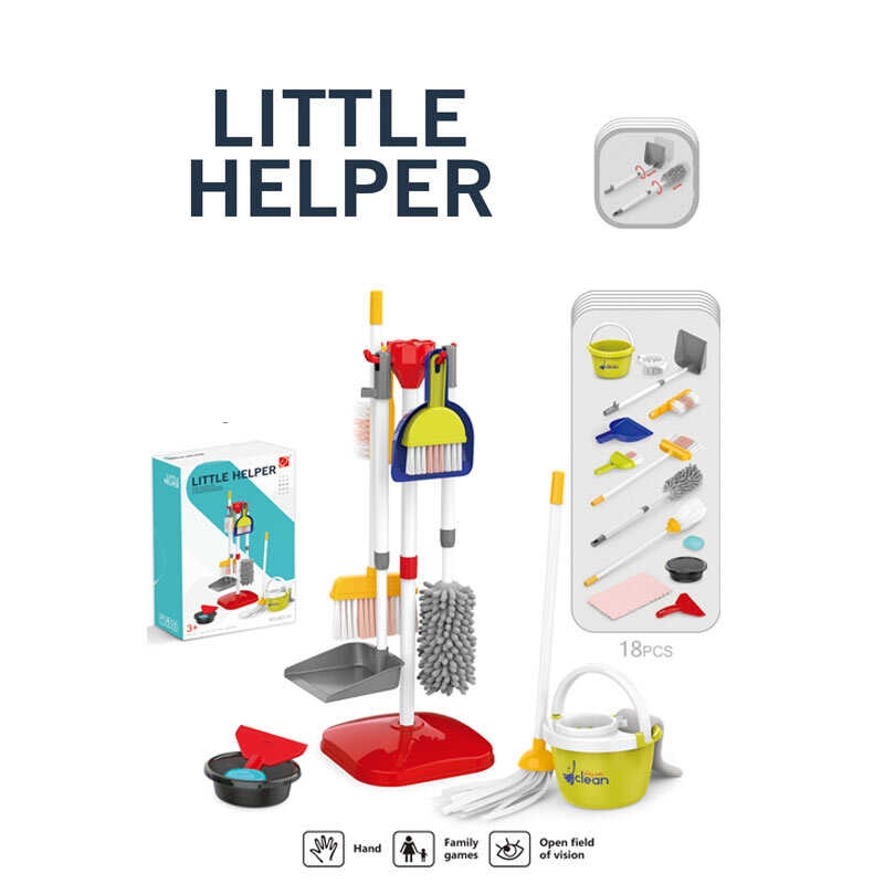 Набір для прибирання 667-74 (24) 18 елементів, в коробці Набір для прибирання 667-74 (24) 18 елементів, в коробці