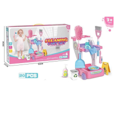 Набір для прибирання 688-4 (12) 20 предметів, віник, швабра, розпилювач, совок, щітка, в коробці